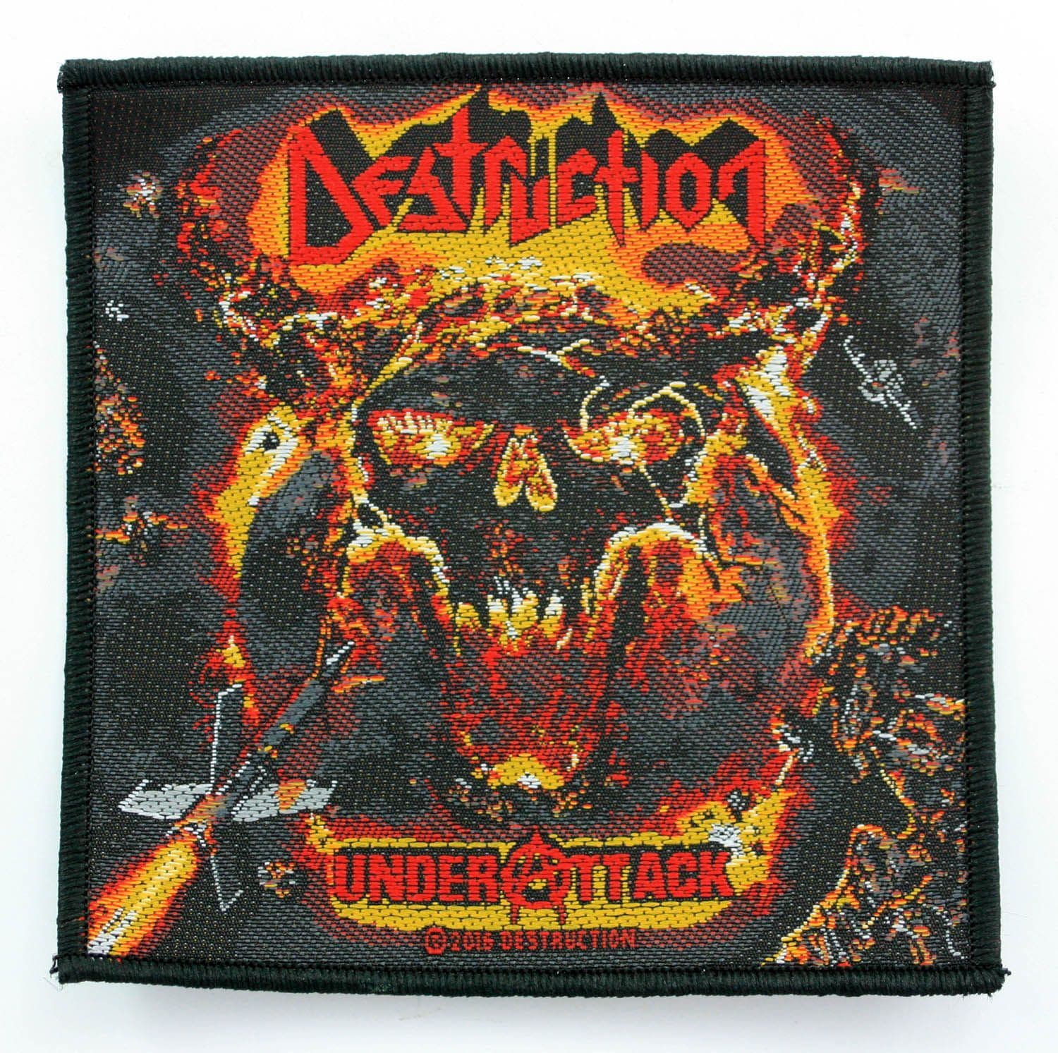 Destruction - 'Under Attack' Woven Patch