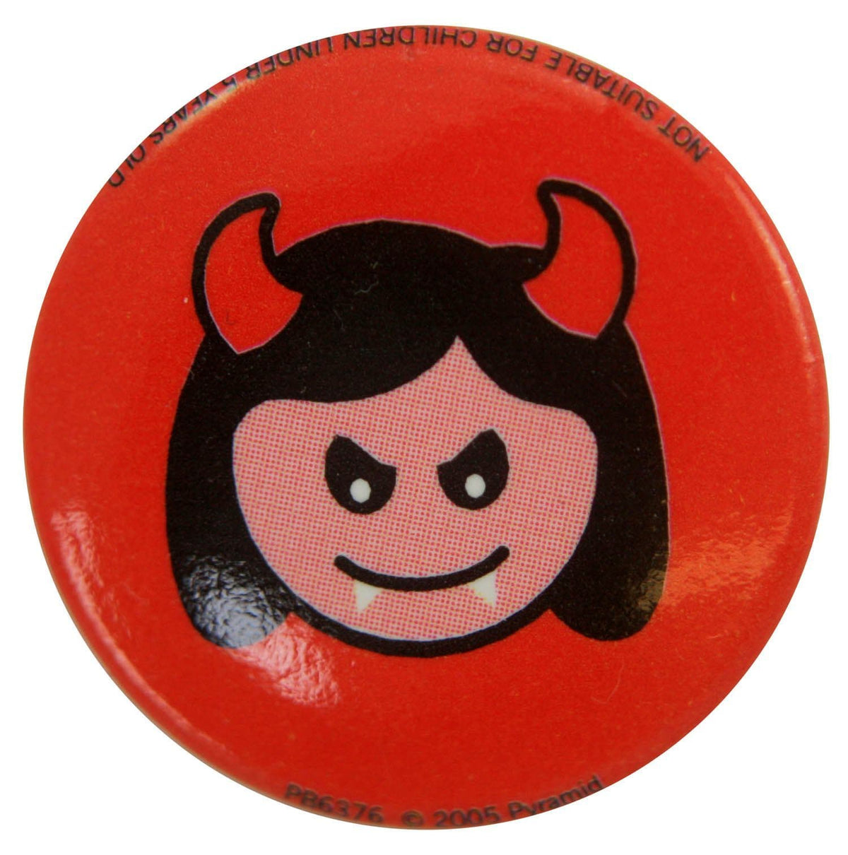 Devil Girl - Button Badge – Rock by Mail