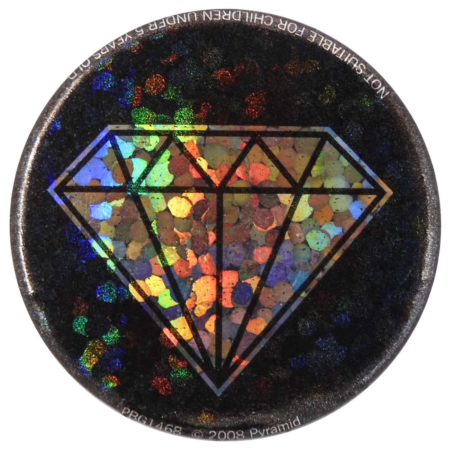 Diamond - Glittery Button Badge