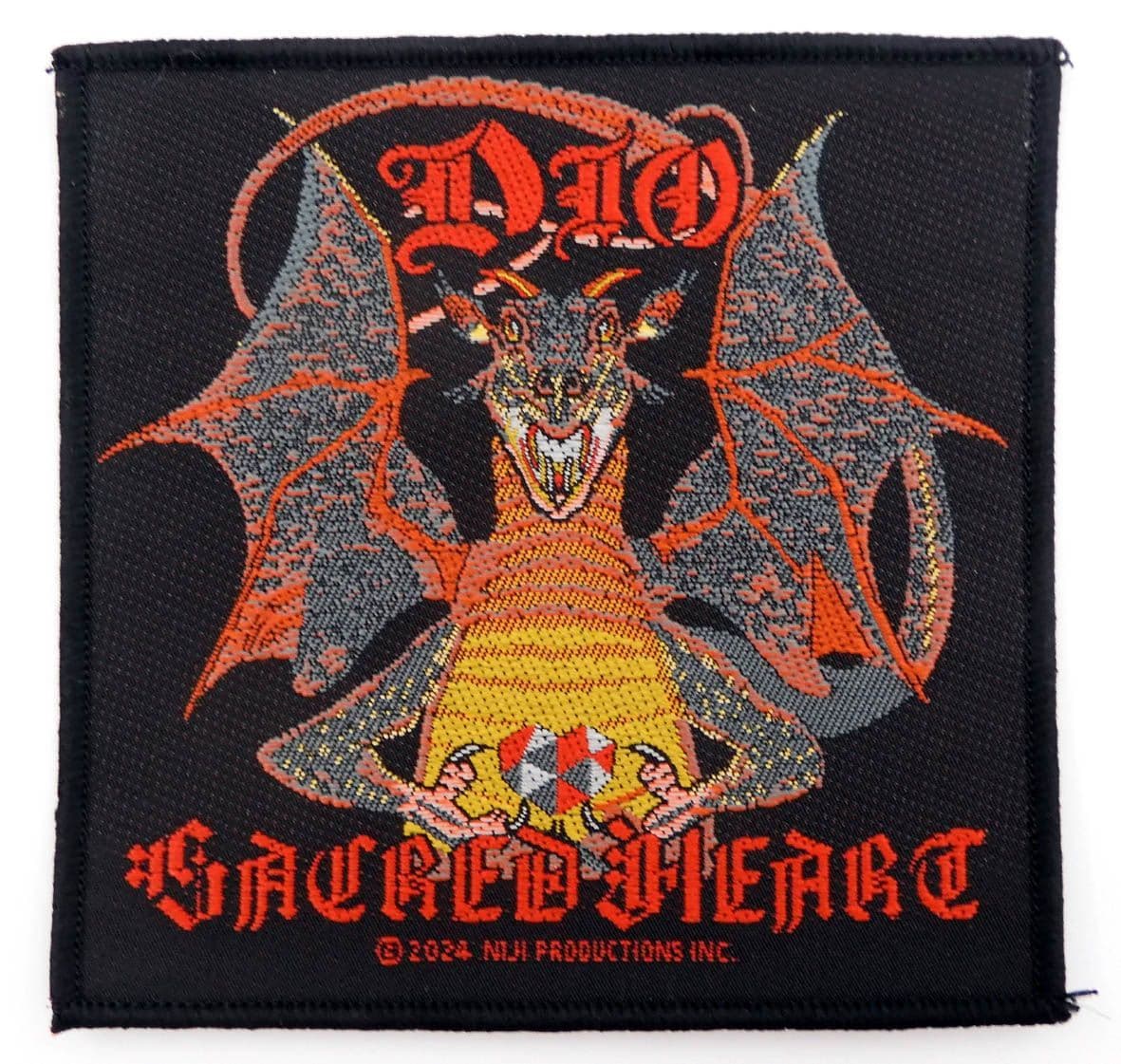 Dio - 'Sacred Heart' Woven Patch