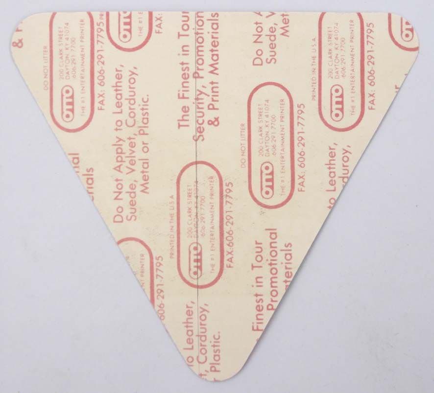 Dio - 'Throw 'em to the Wolves Tour 1990 Support Guest' Backstage Pass