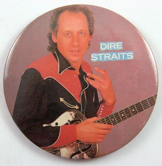 Dire Straits - 'Mark Knopfler' 56mm Badge