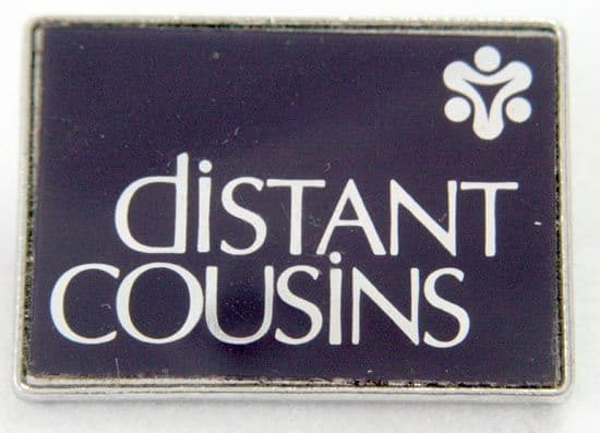 Distant Cousins - 'Logo' Lapel Badge