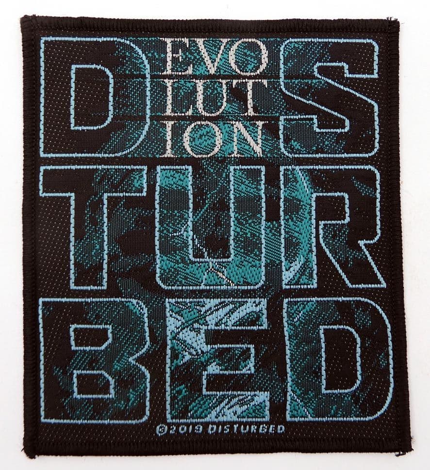 Disturbed - 'Evolution Name' Woven Patch