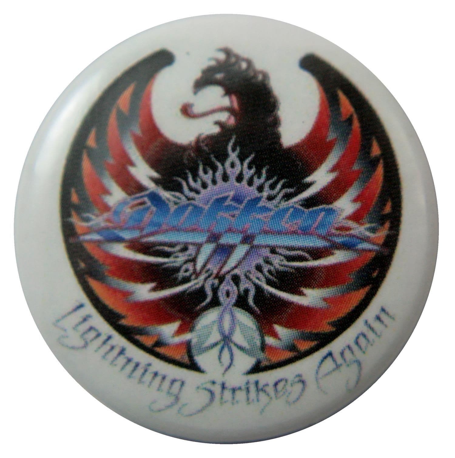 Dokken - 'Lightning Strikes Again' Button Badge