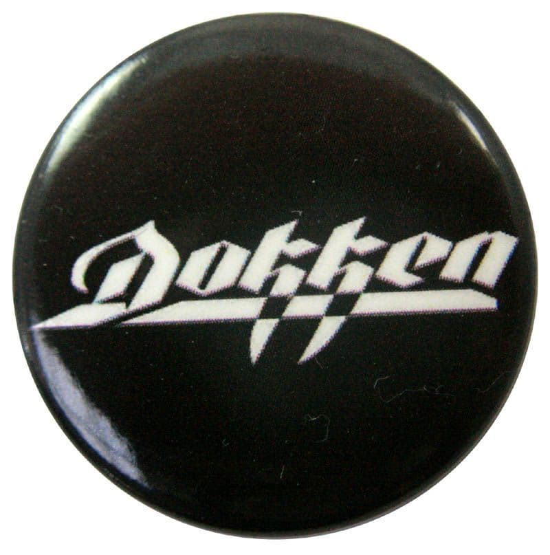 Dokken - 'Logo Black' Button Badge