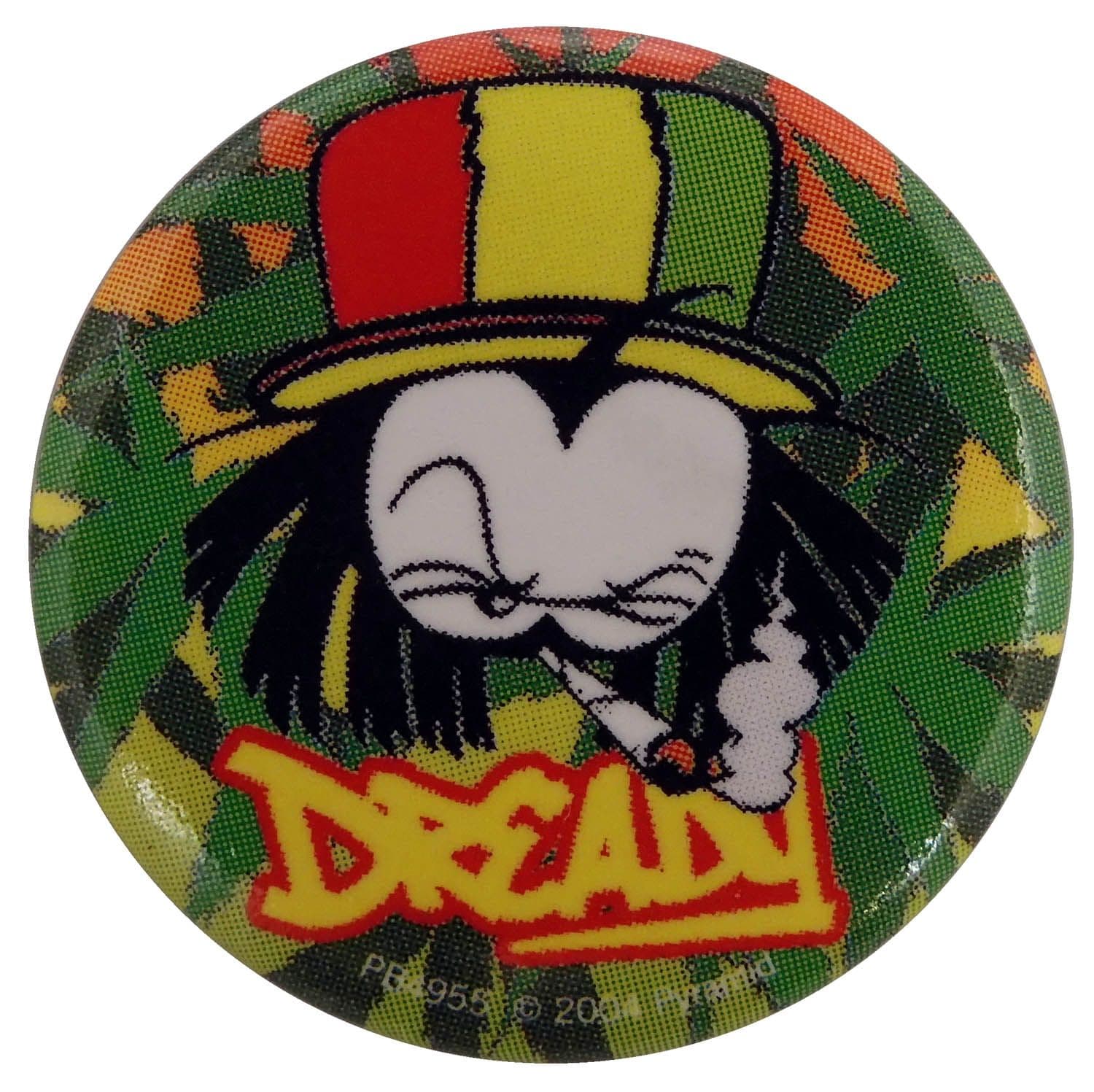 Dready - 'Rastaman' Button Badge