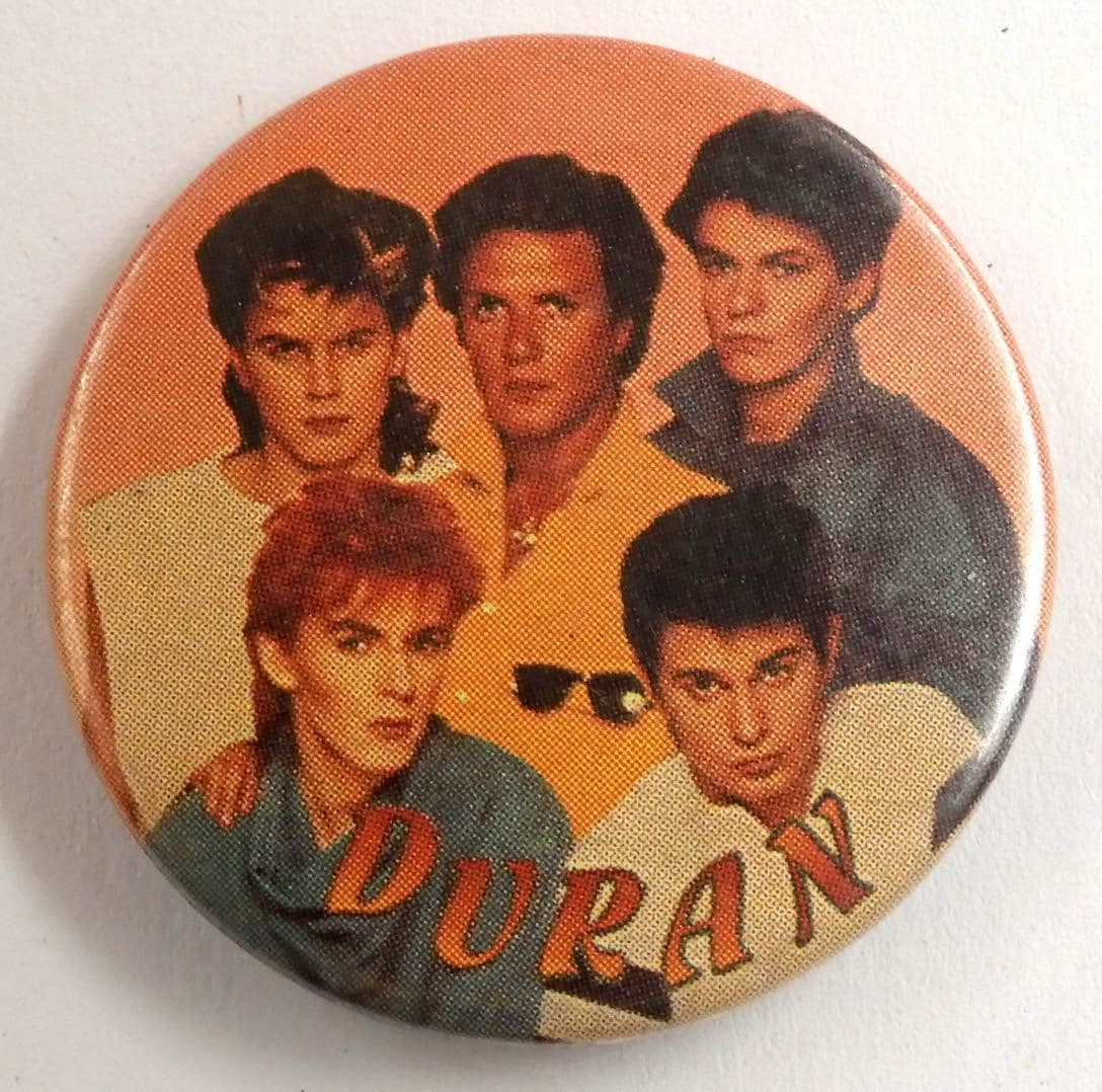 Duran Duran - 'Group Orange' 32mm Badge