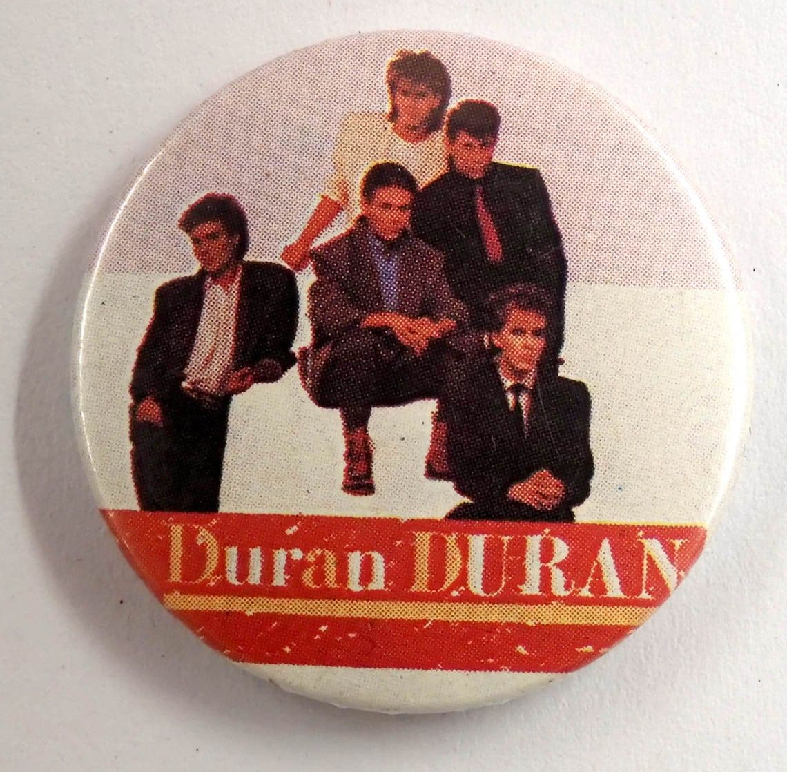 Duran Duran - 'Group White Box' 32mm Badge