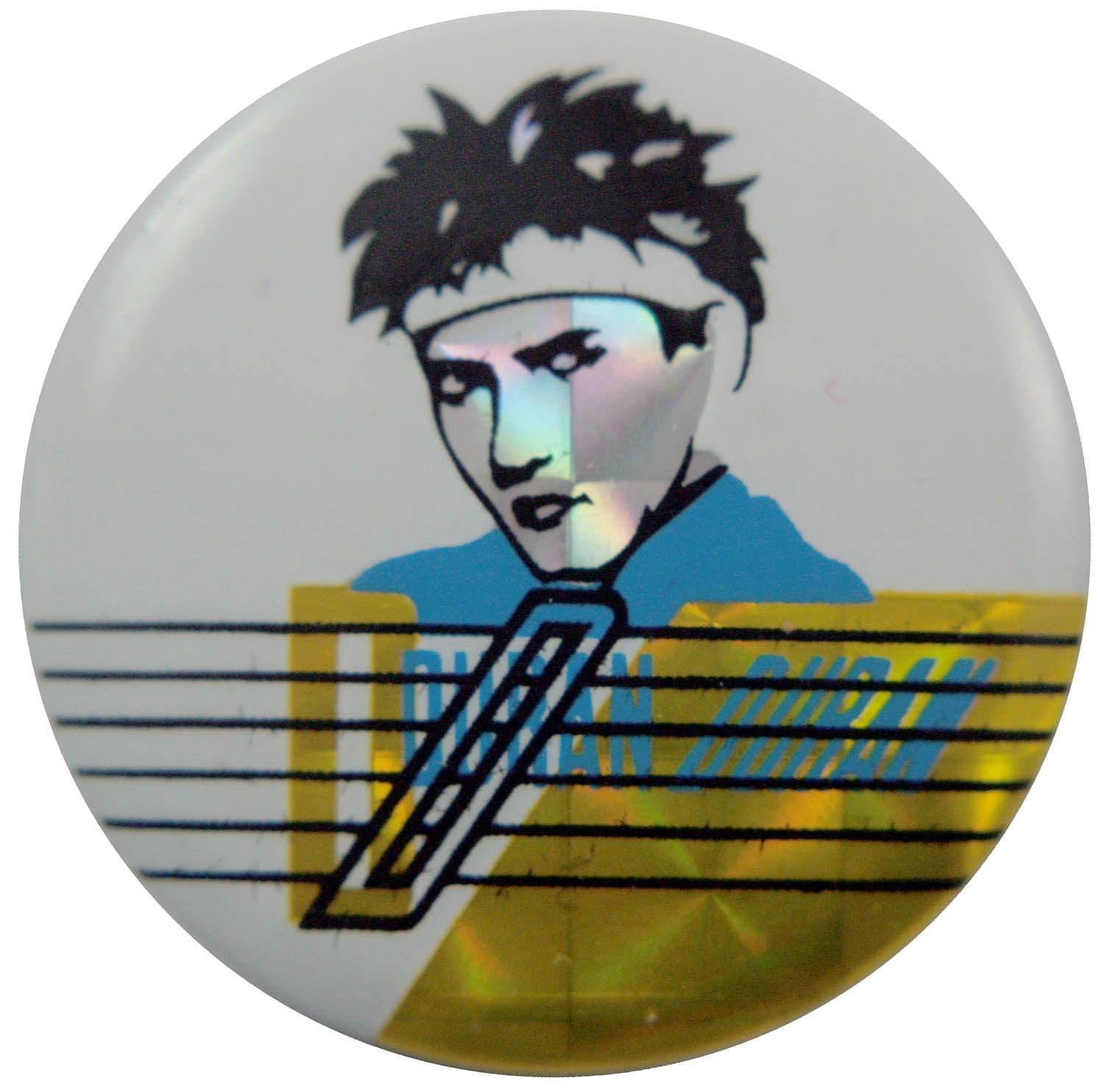 Duran Duran - 'Simon' Prismatic Button Badge