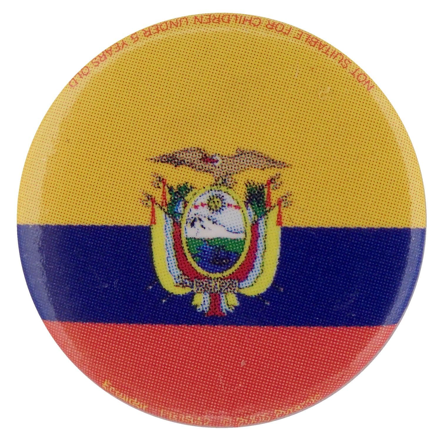 Ecuador Flag - Button Badge