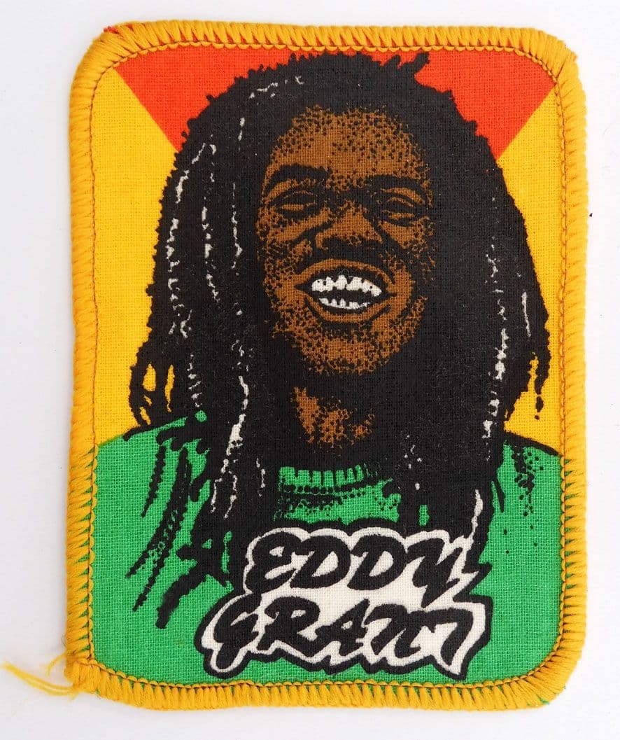 Eddy Grant - 'Close Up Yellow Border' Printed Patch