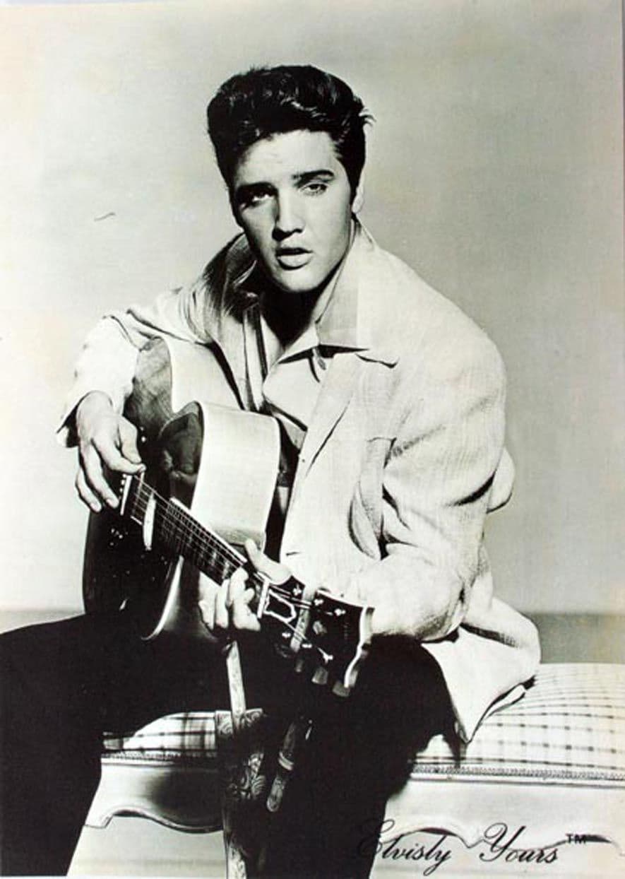 Elvis Presley - 'Guitar' Postcard