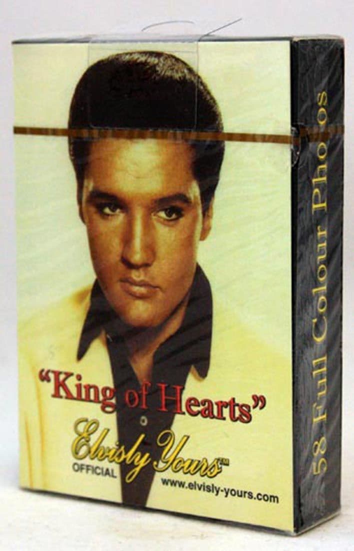 Elvis Presley - 'King of Hearts' Playing Cards