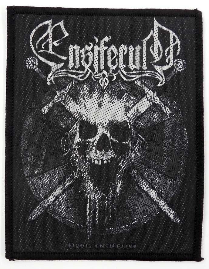 Ensiferum  - 'Skull' Woven Patch