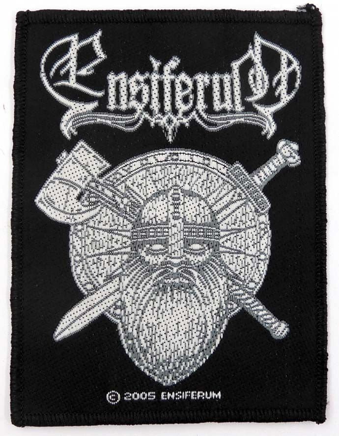 Ensiferum  - 'Sword & Axe' Woven Patch