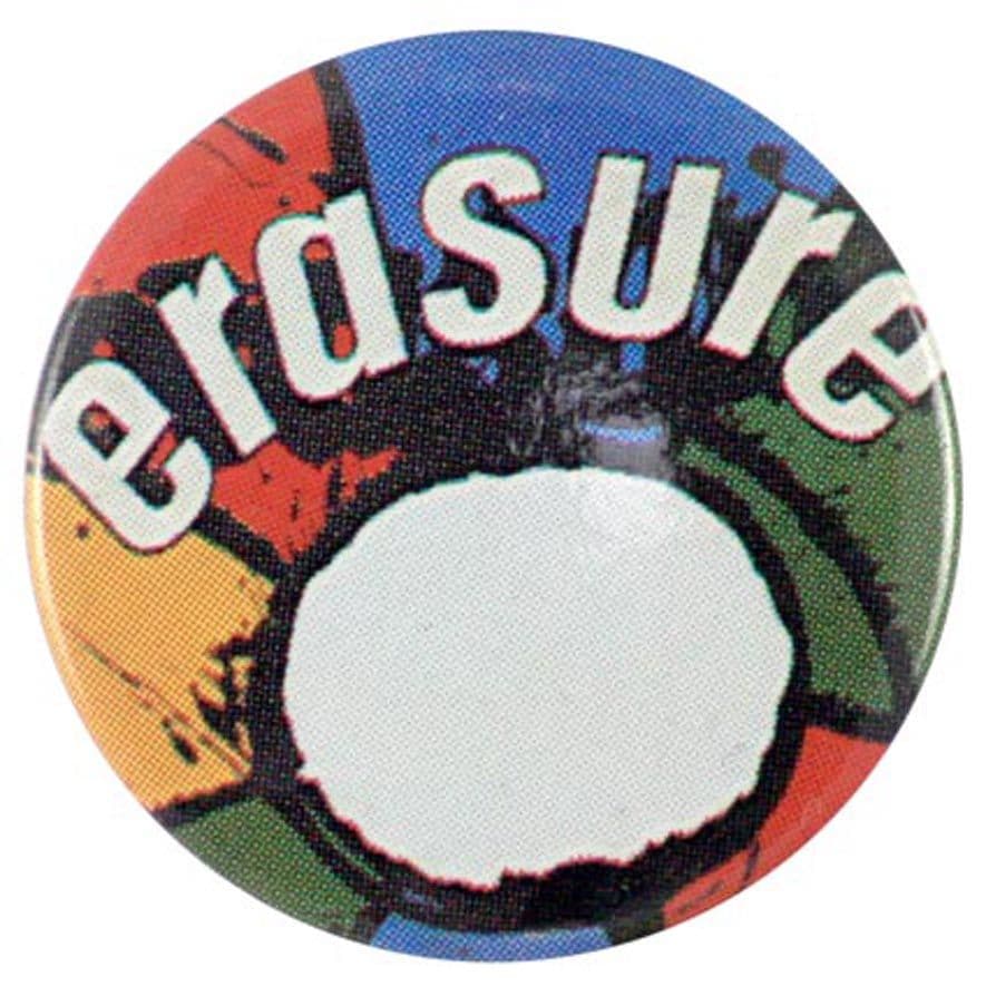 Erasure - 'Circus Name' Button Badge