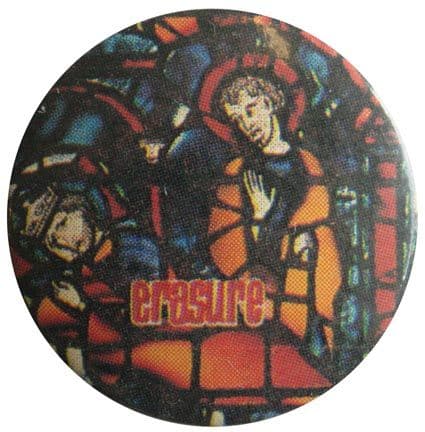Erasure - 'Innocents Close Up' Button Badge