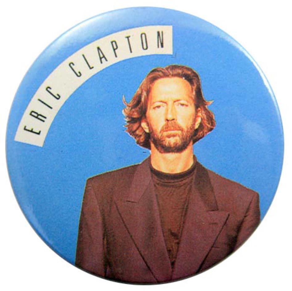 Eric Clapton - 'Blue Background' 56mm Badge