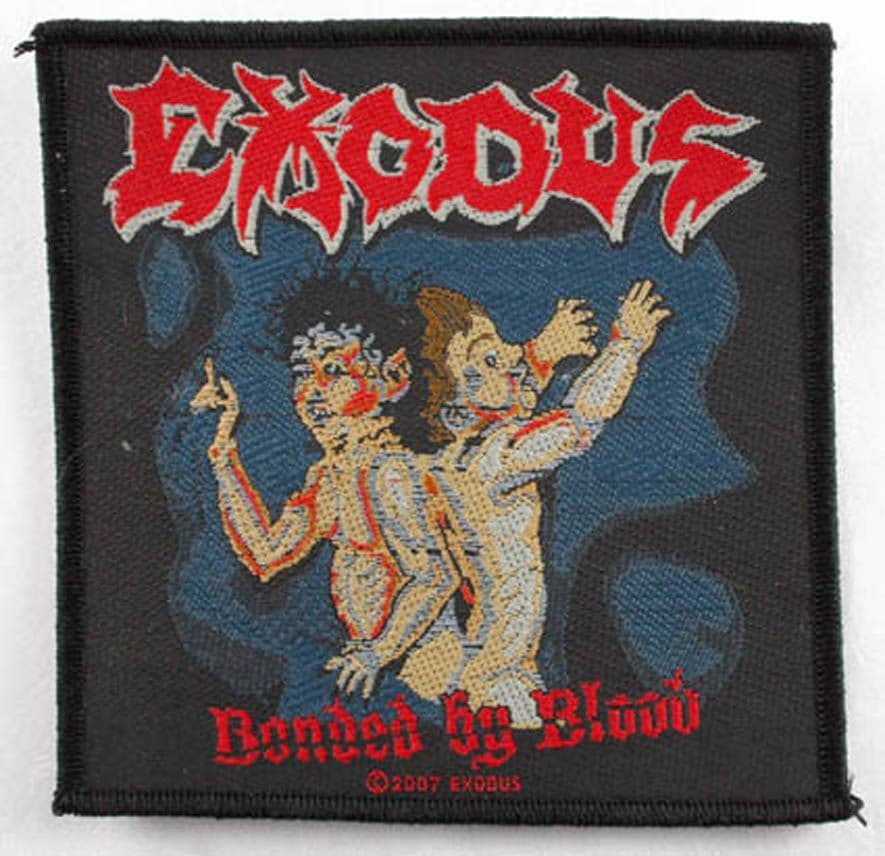 Exodus - 'Bonded by Blood' Woven Patch