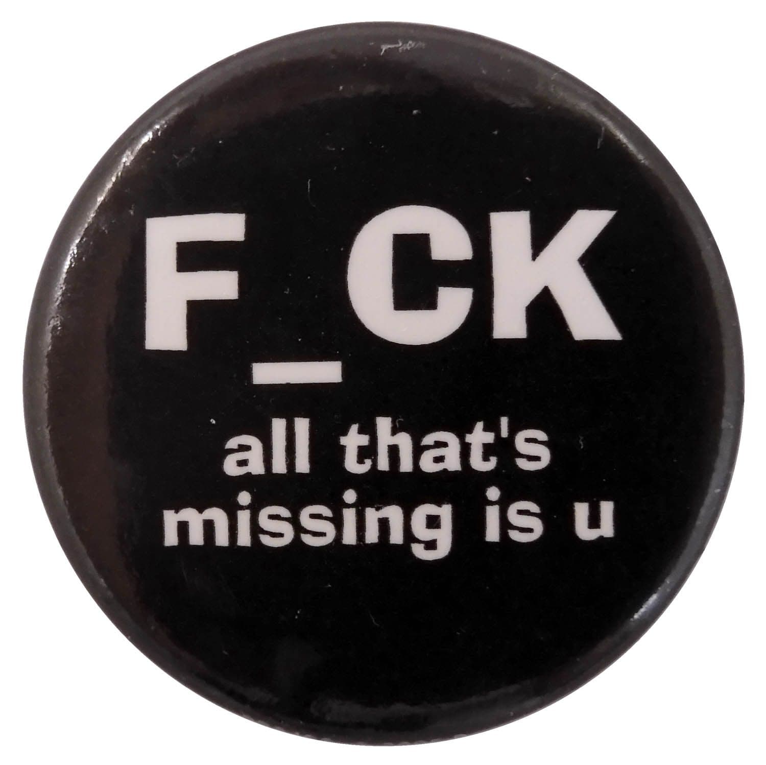 F_CK - Slogan Button Badge