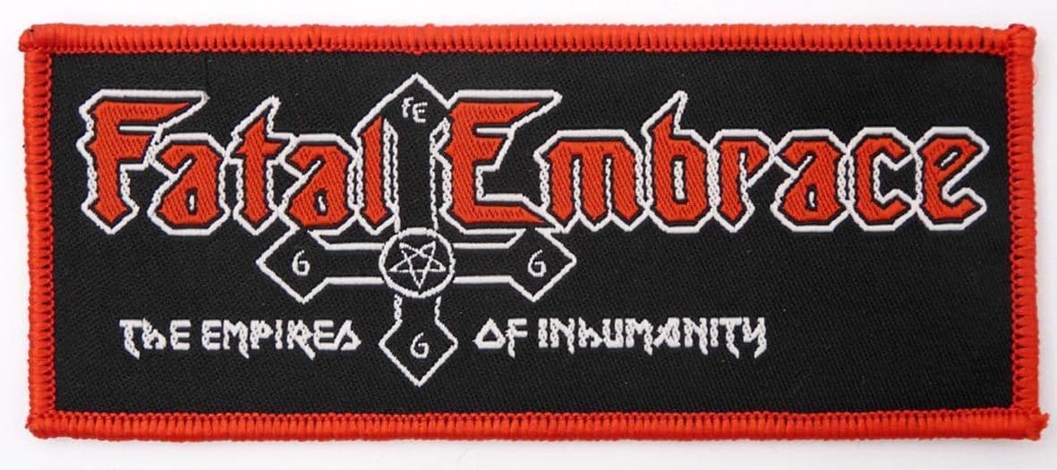 Fatal Embrace - 'The Empires of Inhumanity' Woven Patch
