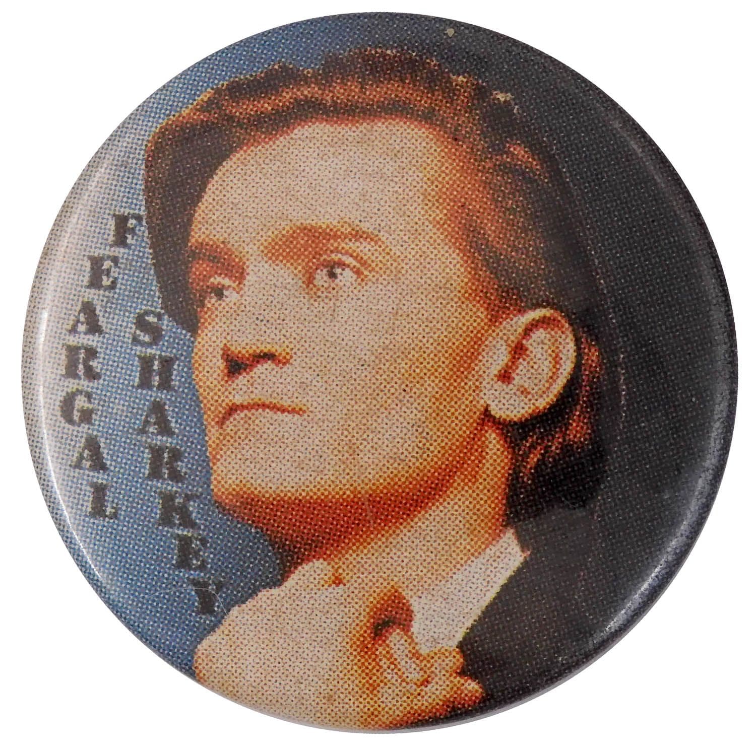 Feargal Sharkey - 'Blue Background' Button Badge