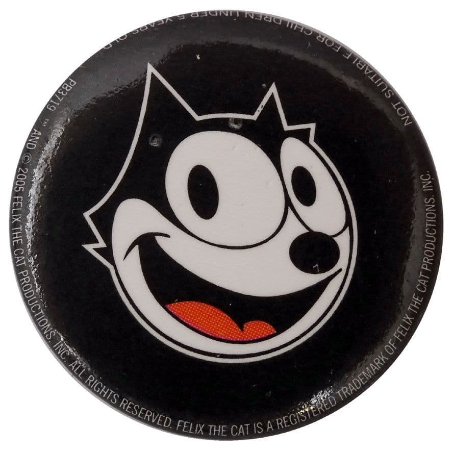 Felix the Cat - 'Felix' Button Badge
