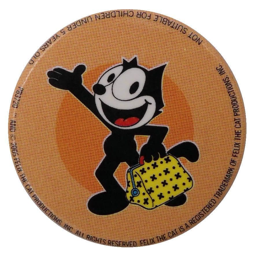 Felix the Cat - 'With Bag' Button Badge