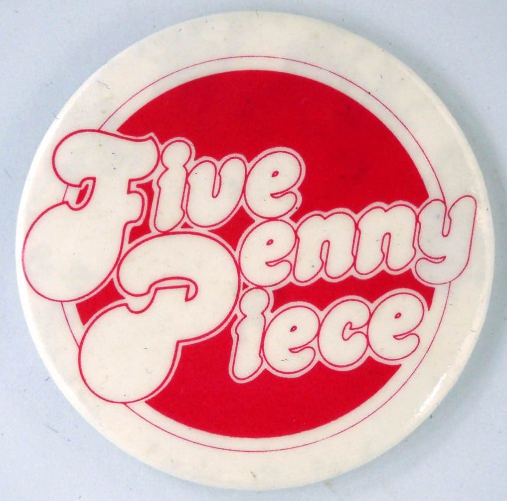 Fivepenny Piece  - 'Logo' 44mm Badge