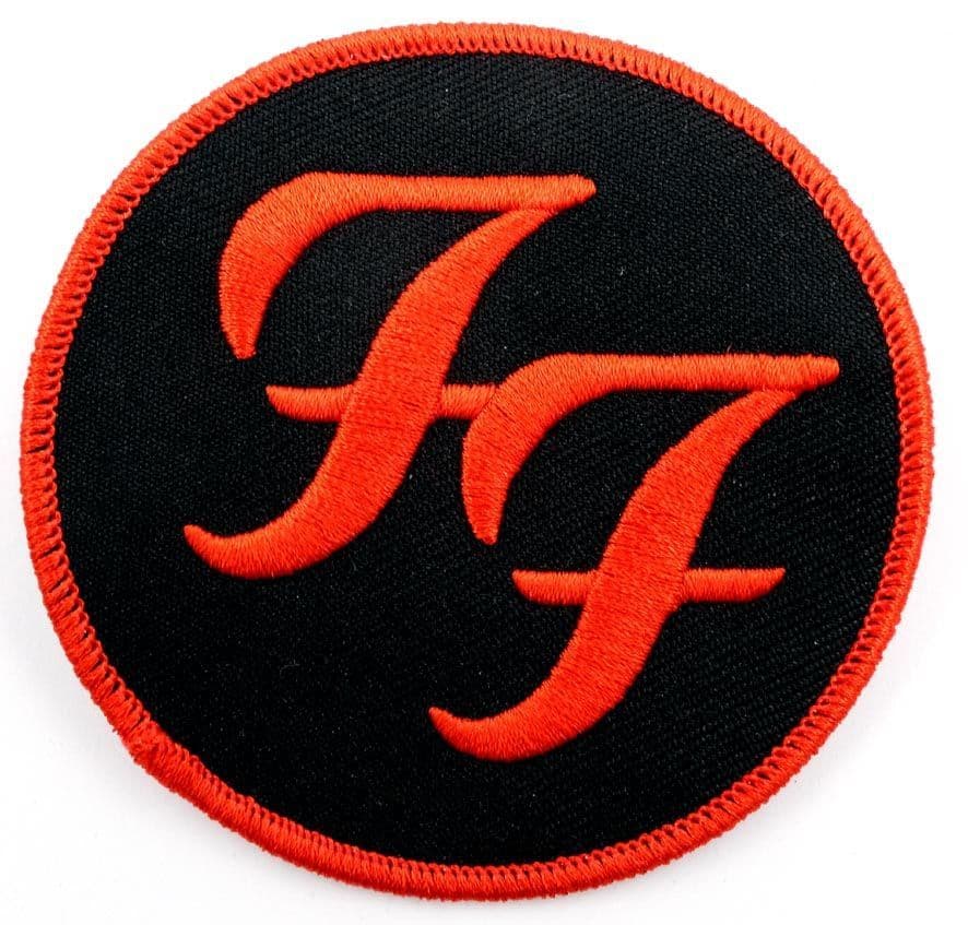 Foo Fighters - 'FF Logo' Round Embroidered Patch