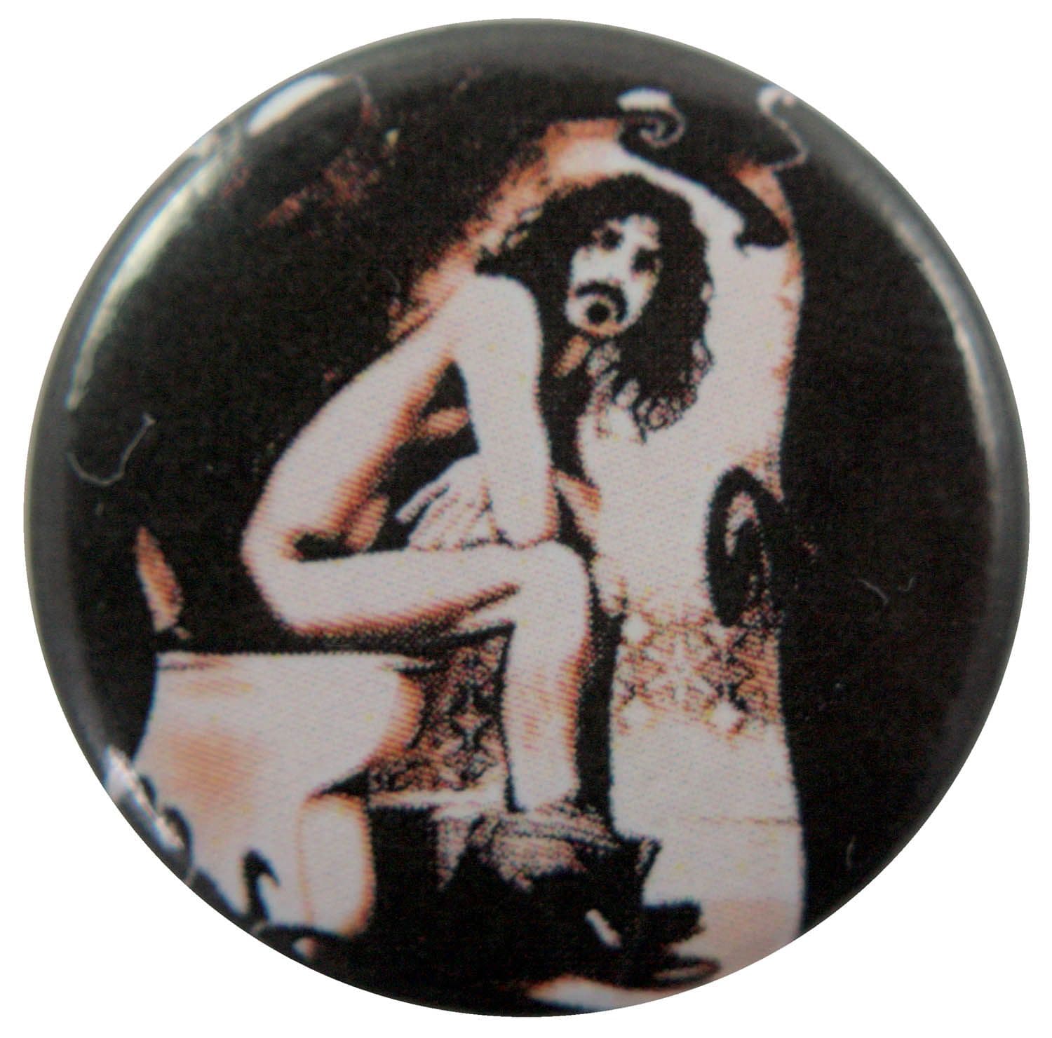 Frank Zappa - 'Toilet' Button Badge