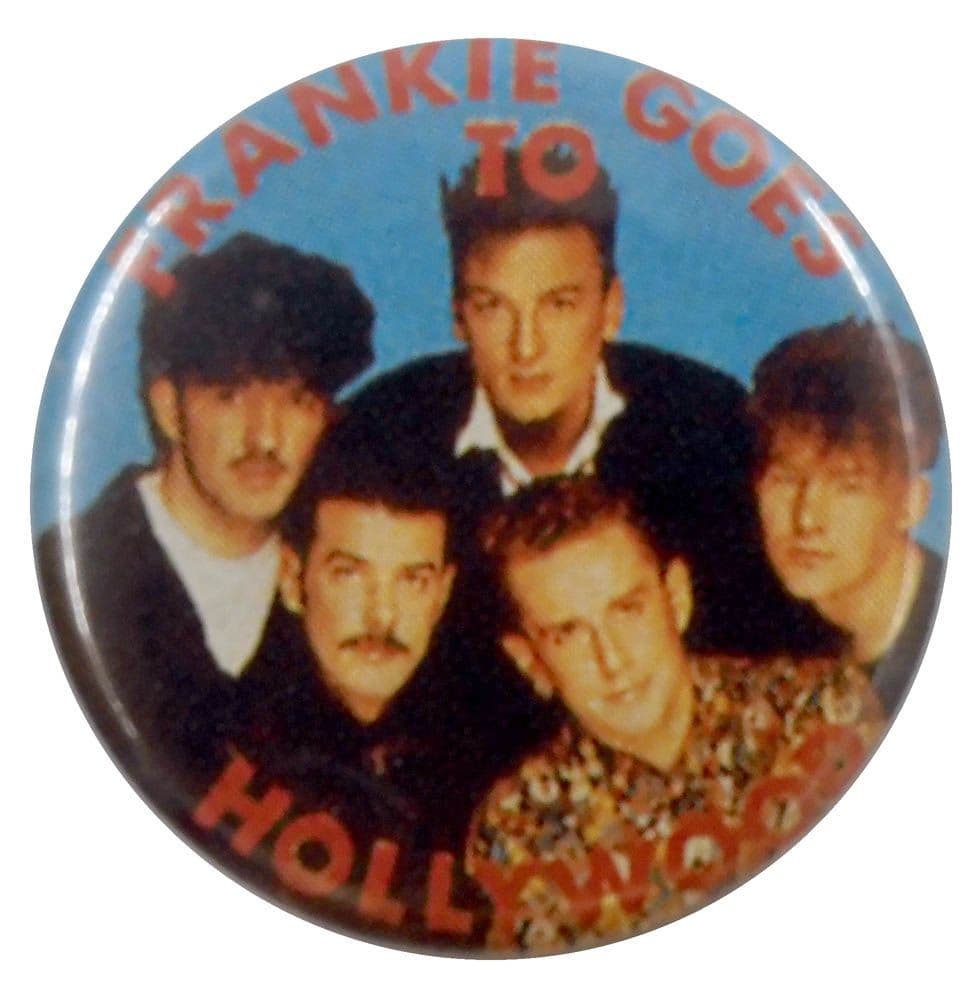 Frankie Goes to Hollywood - 'Group Blue' Button Badge