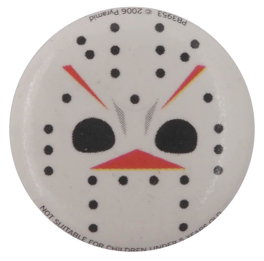 Friday 13th - 'Jason Mask' Button Badge