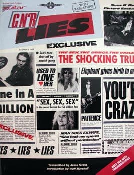 G N'R Lies - Book