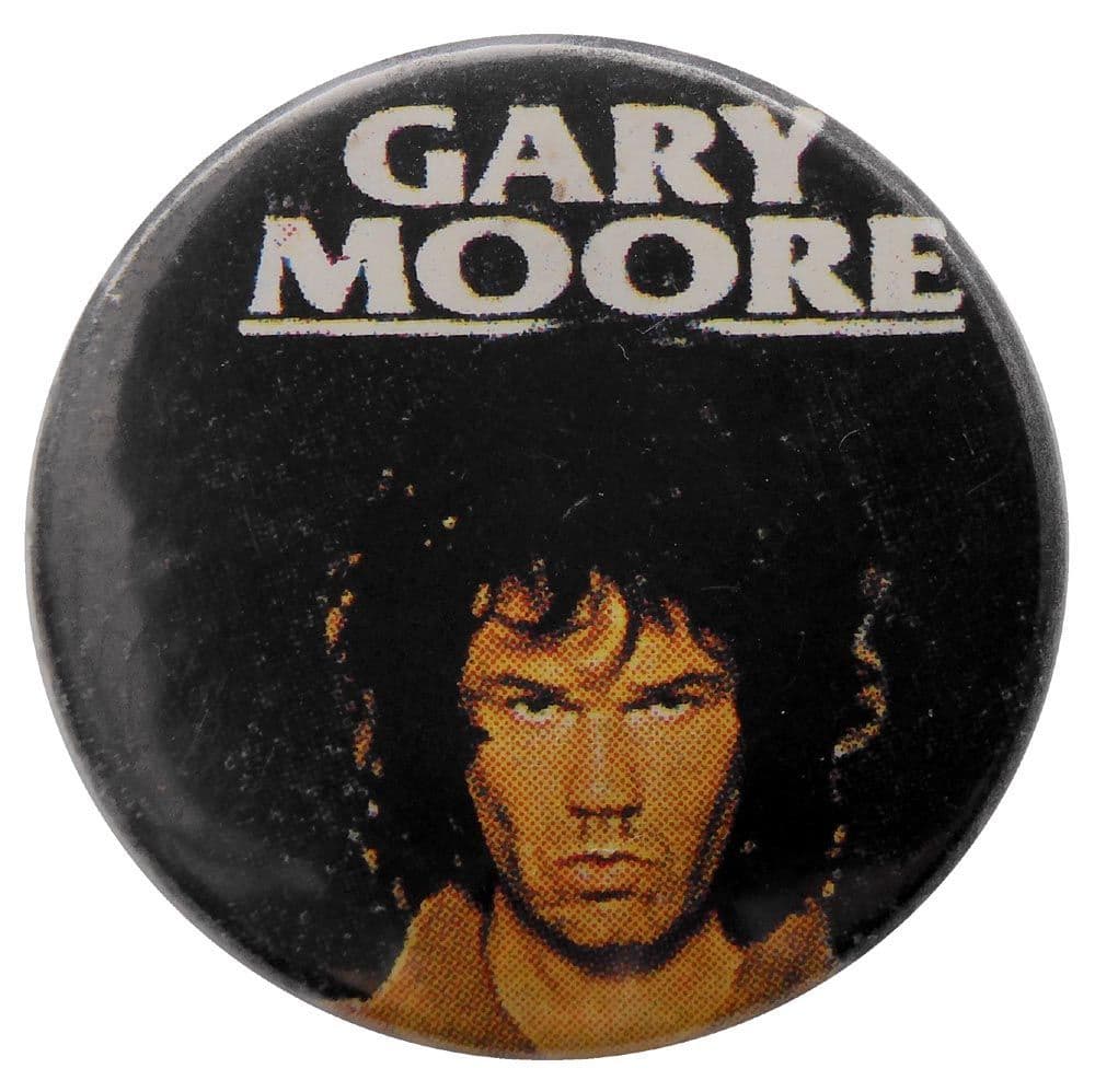 Gary Moore - 'Black' Button Badge