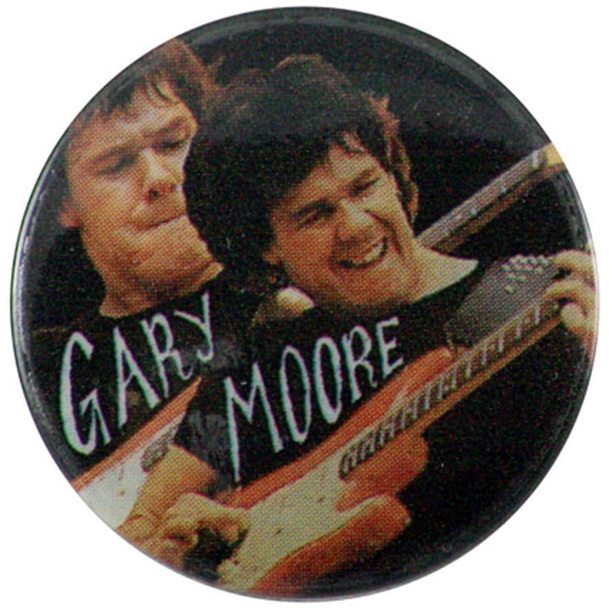 Gary Moore - 'Gary Black' Button Badge