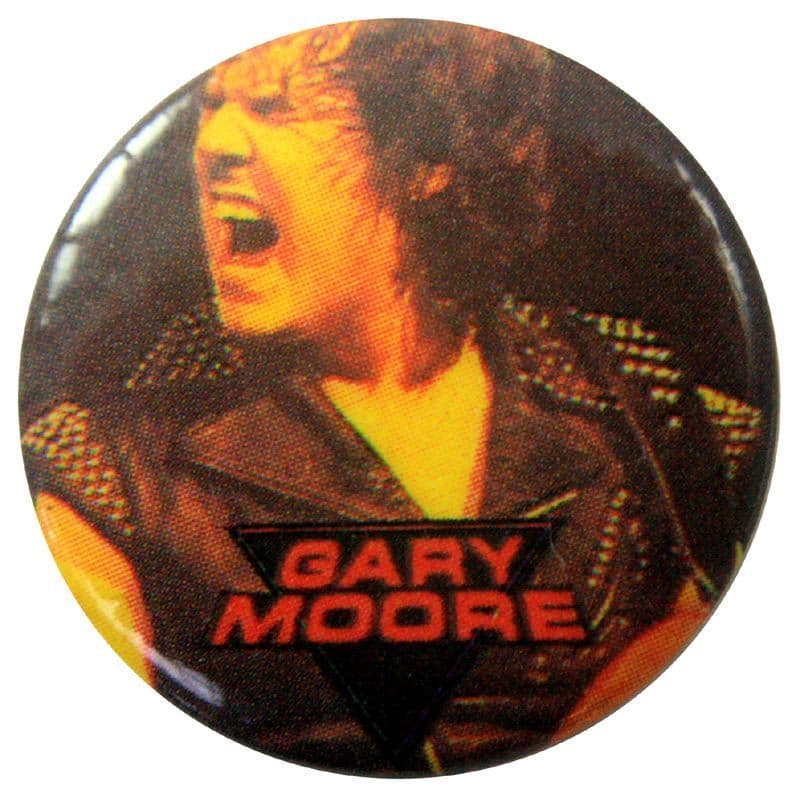 Gary Moore - 'Gary on Stage' Button Badge