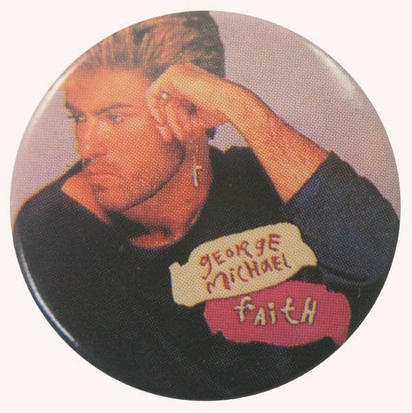 George Michael - 'Faith 2' Button Badge