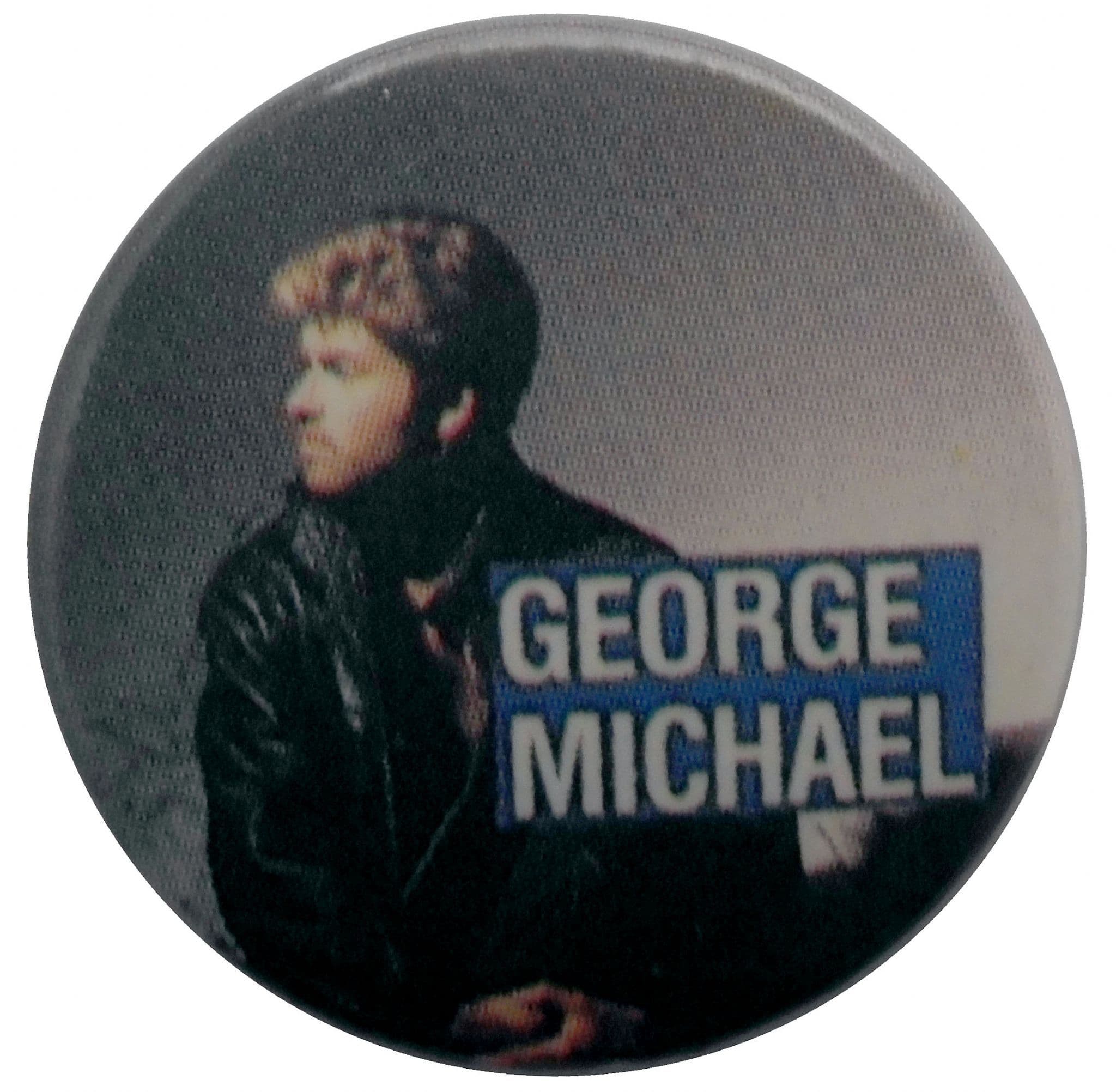 George Michael - 'Sideways' Button Badge