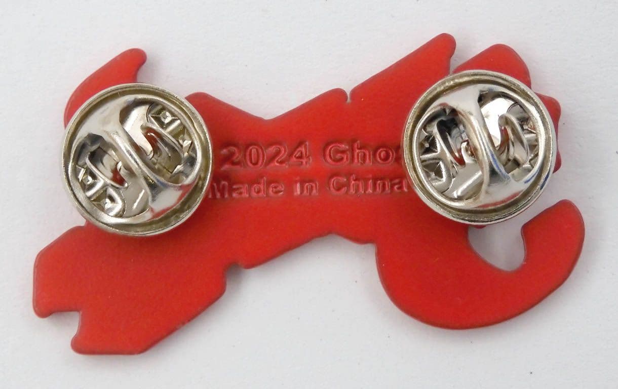 Ghost - 'Logo' Enamelled Cast Metal Badge