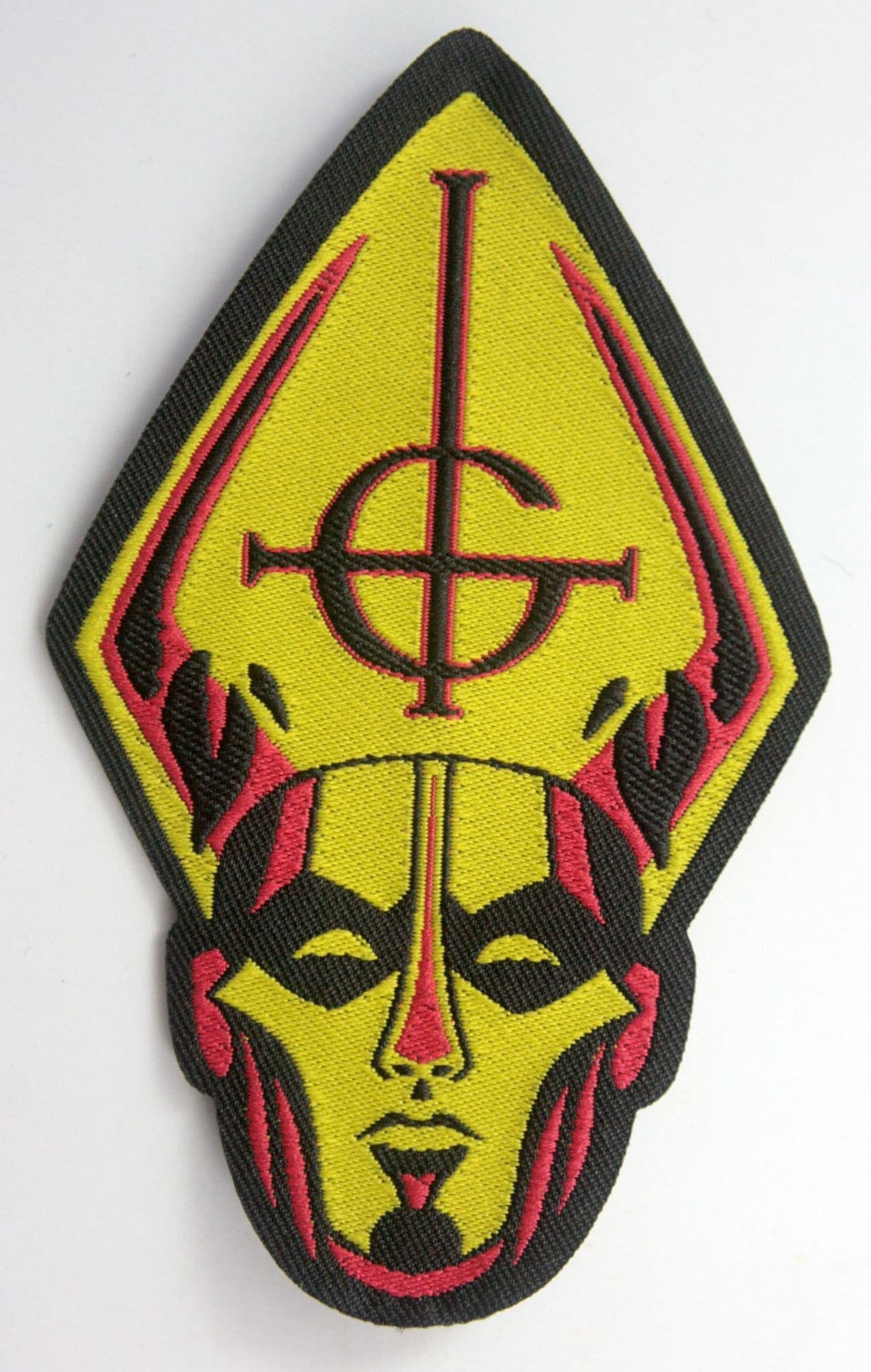 Ghost - 'Papa' Shaped Woven Patch