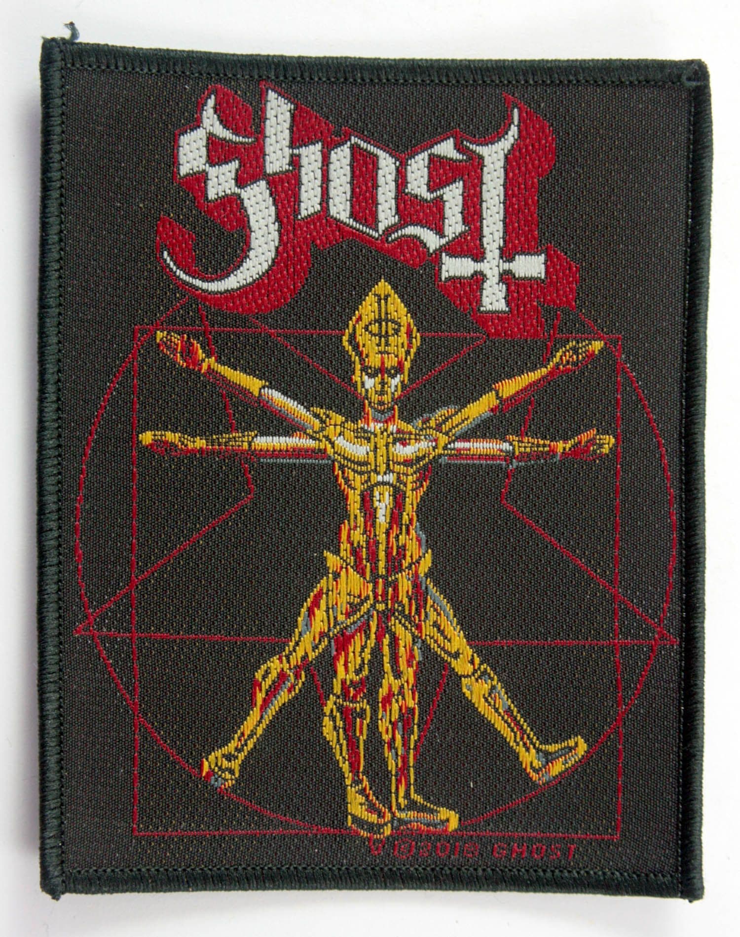 Ghost - 'Vitruvian Papa' Woven Patch