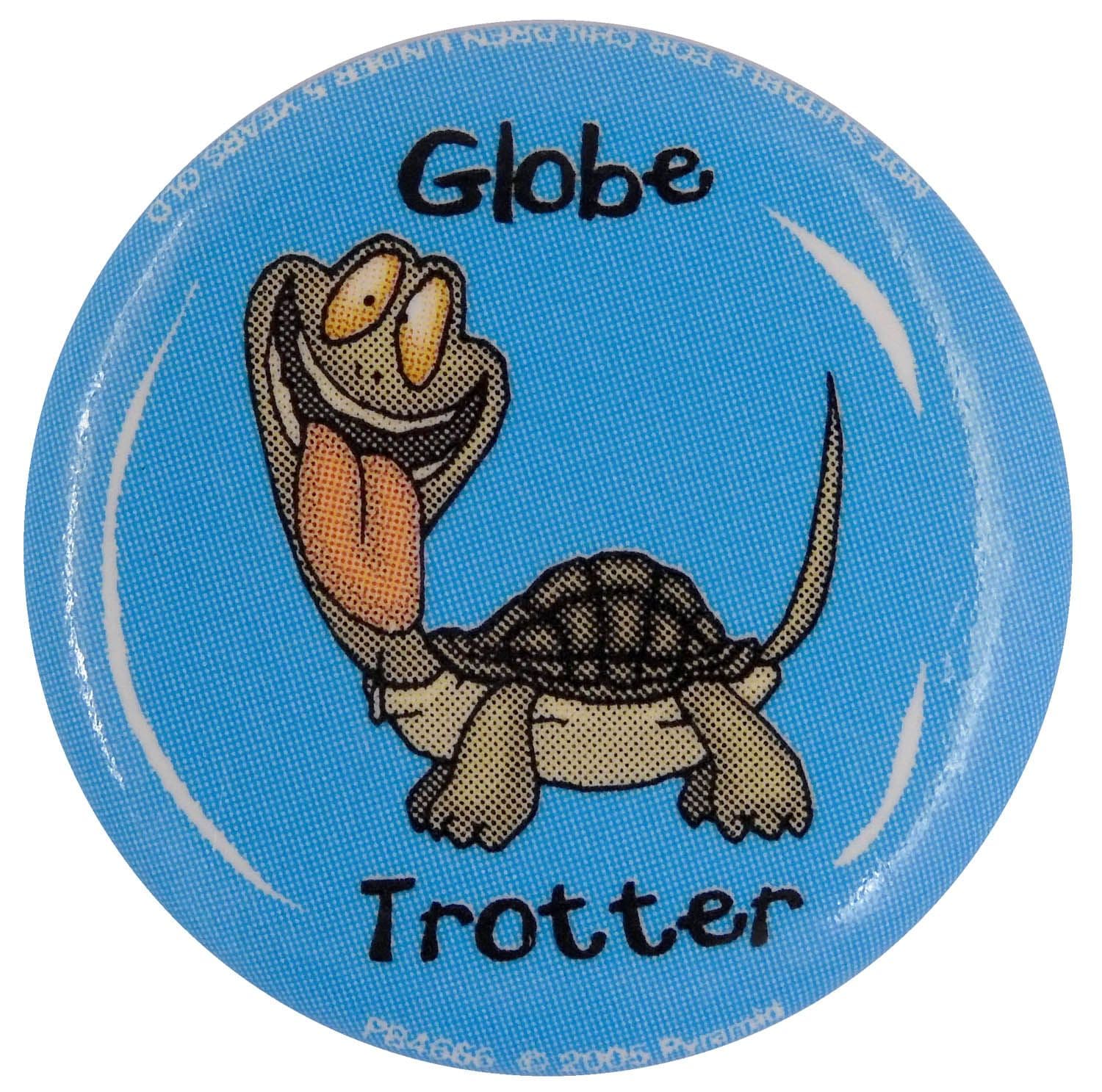 Globe Trotter - Button Badge