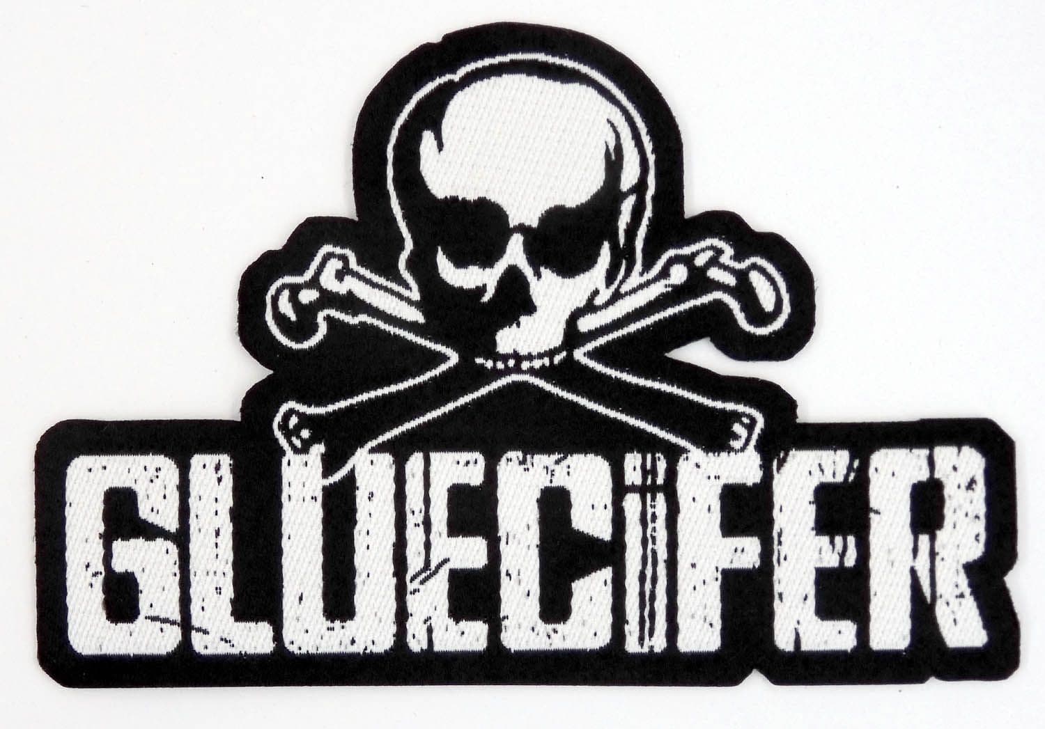 Gluecifer - 'Skull Logo' Shaped Patch