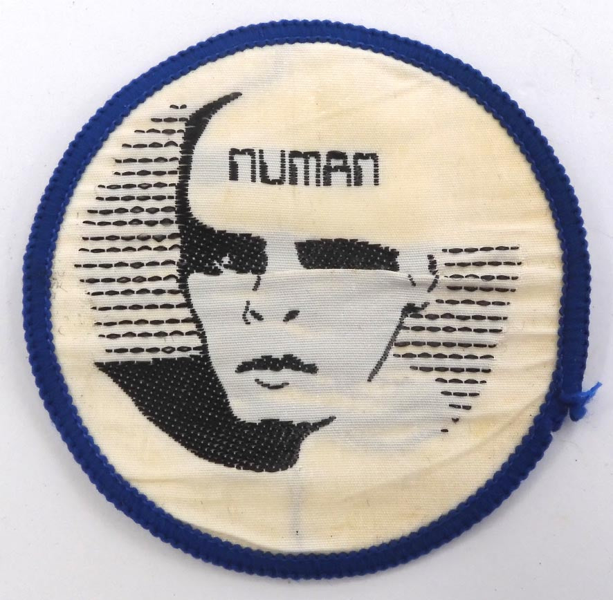 Gary Numan - 'Face' Vintage Woven Patch