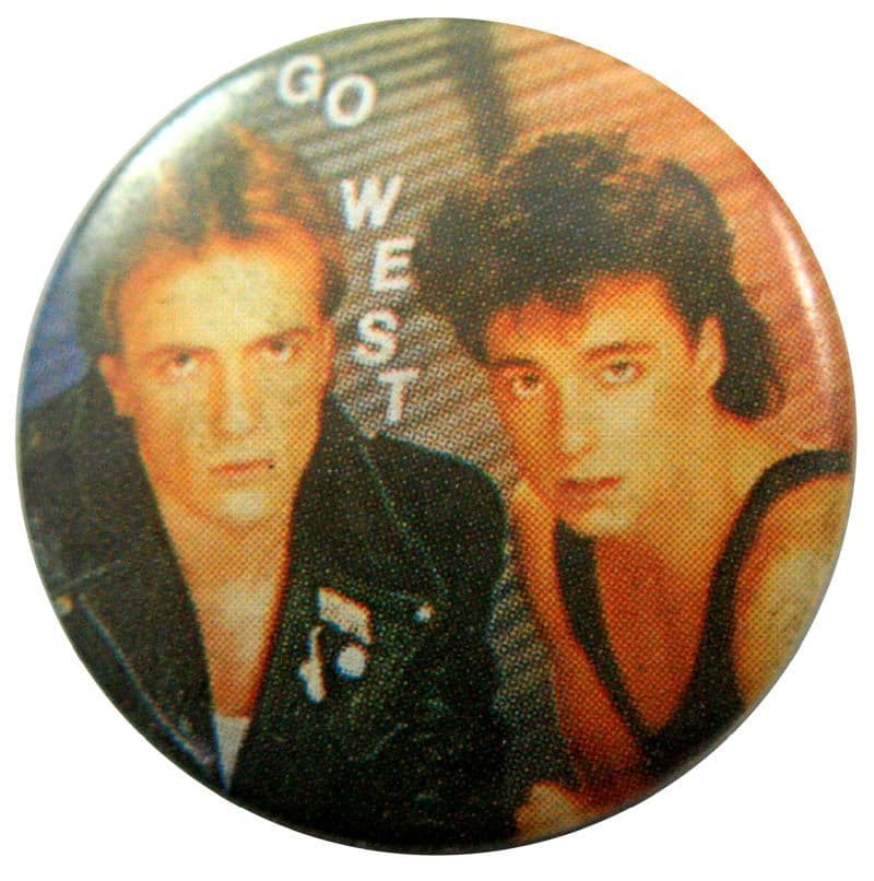 Go West - 'Group Vest' Button Badge
