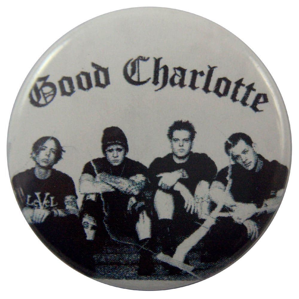 Good Charlotte - 'Group White' Button Badge