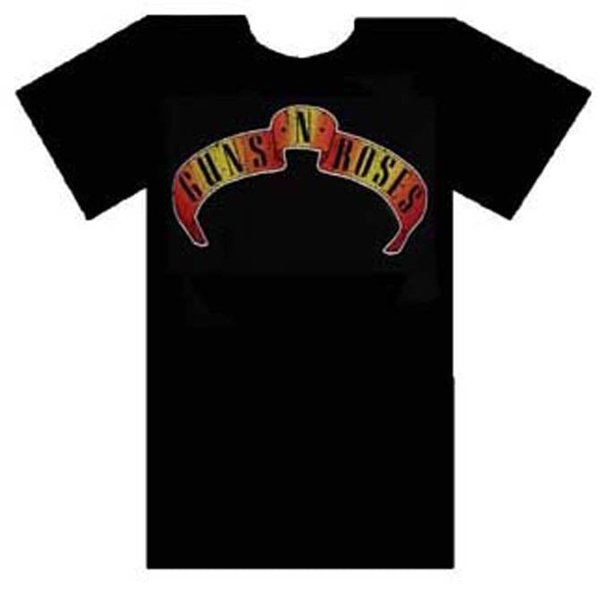 Guns N'Roses - 'Banner Logo' T.Shirt
