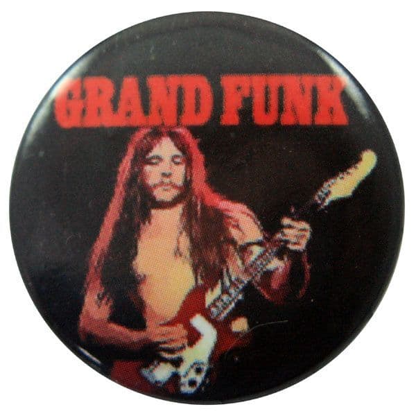 Grand Funk Railroad - 'Bruce Kulick' Button Badge